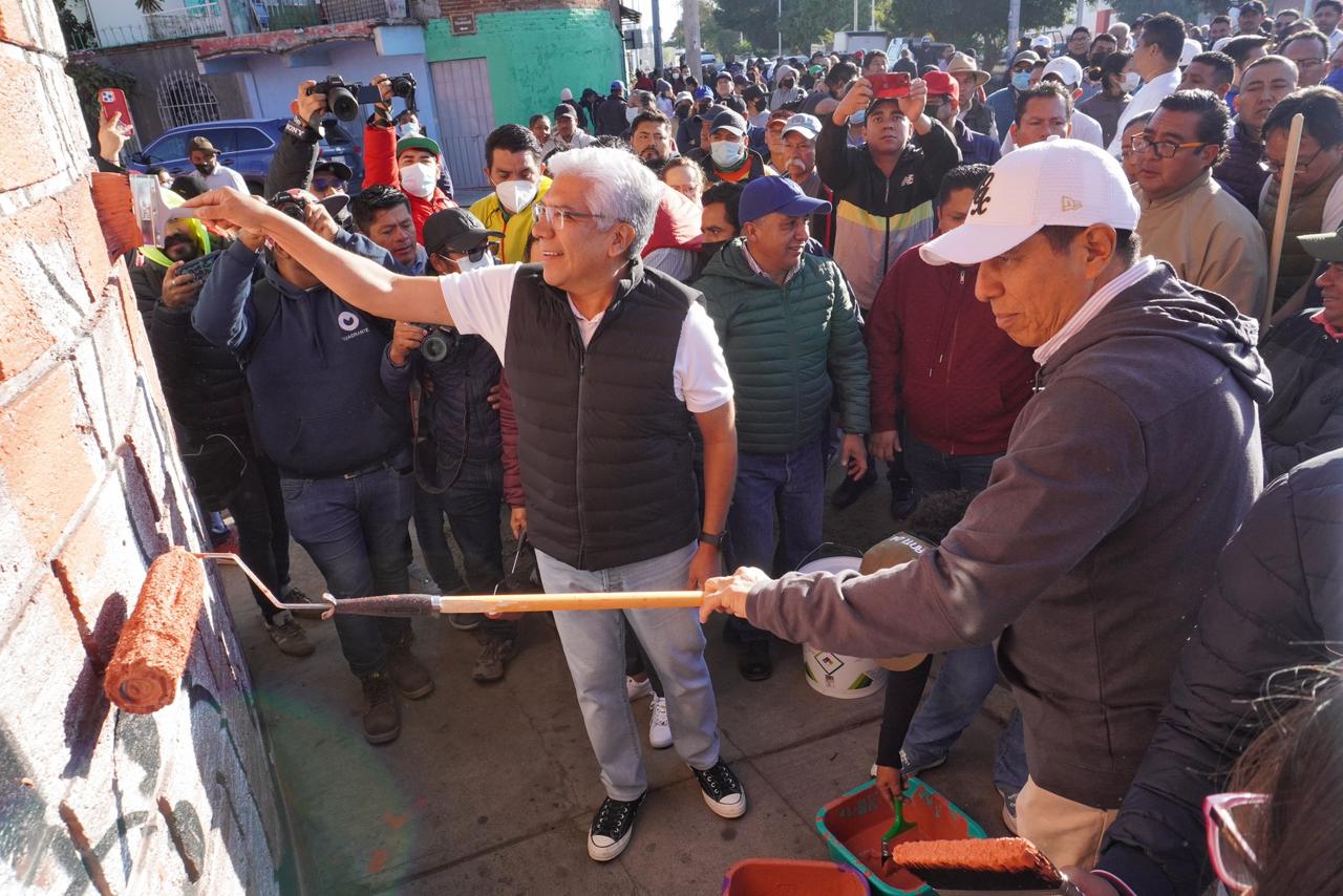 El tequio será el sello de este gobierno para realizar obras