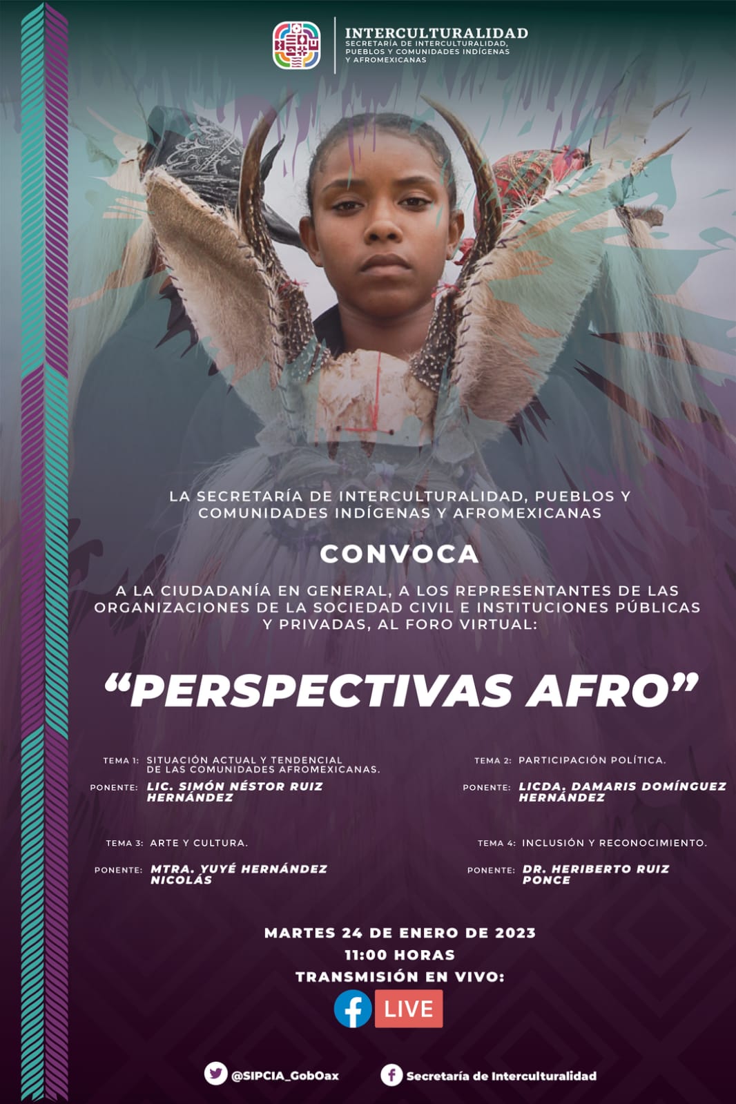 Reconoce Gobierno estatal aportes sociales y culturales de los pueblos afromexicanos de Oaxaca