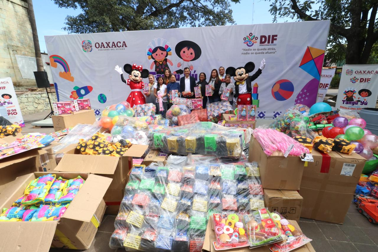 “Tangu Yú” por Oaxaca garantiza la alegría de miles de niñas y niños este 6 de enero