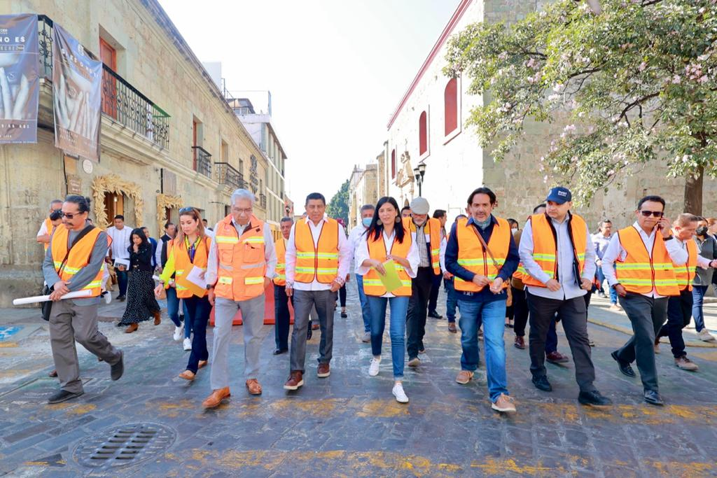 Refrenda Salomón Jara compromiso con la preservación del Centro Histórico de Oaxaca