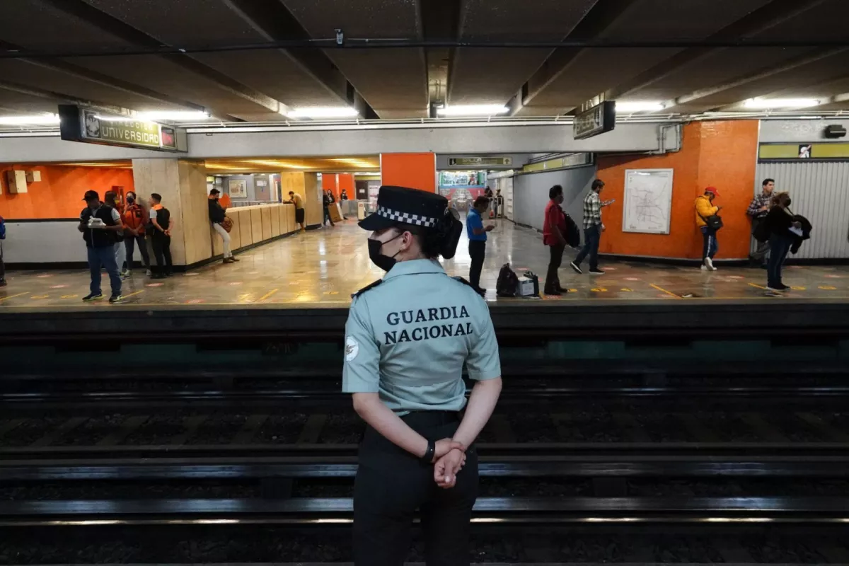 Mandan a la Guardia Nacional a vigilar el Metro CDMX