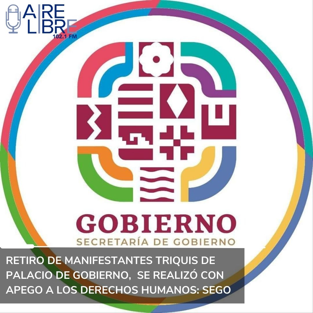 Retiro de manifestantes triquis de Palacio de Gobierno, se realizó con apego a los derechos humanos: Sego