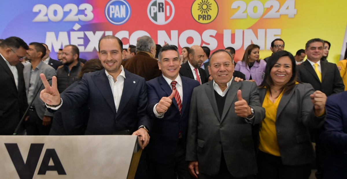 Sin candidaturas, pero PRD sigue en alianza con PRI y PAN