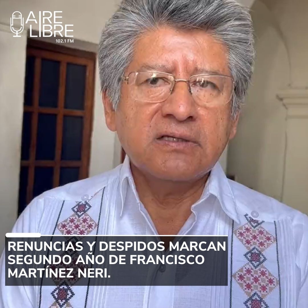 Renuncias y despidos marcan segundo año de Francisco Martínez Neri.