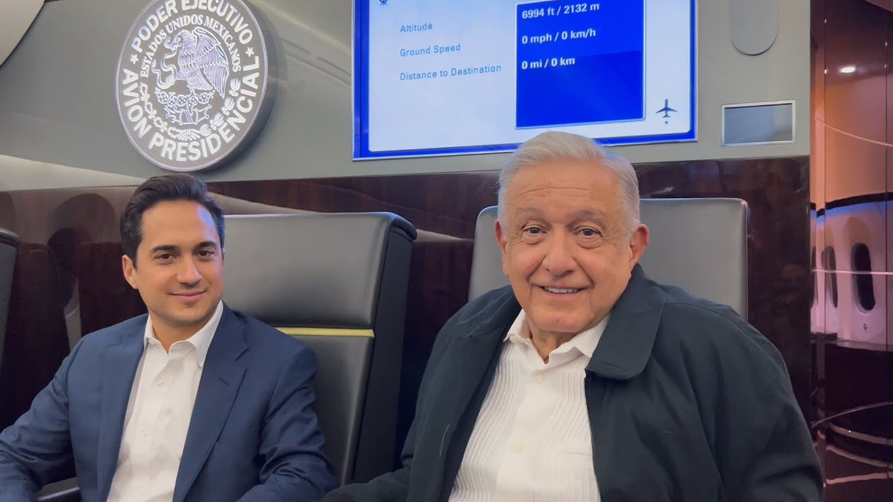“Estamos contentos porque se vendió el ostentoso avión presidencial”, dice AMLO.