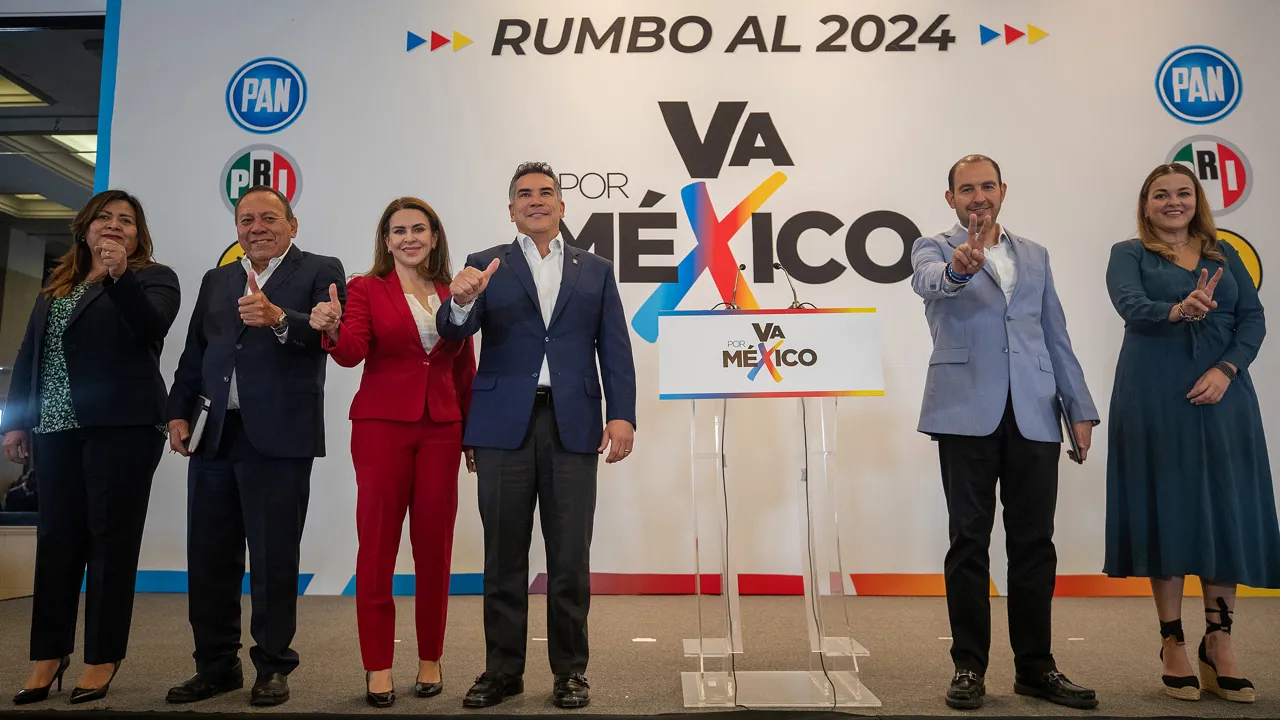 “Va por México” anuncia método para elegir a su candidato presidencial 2024.