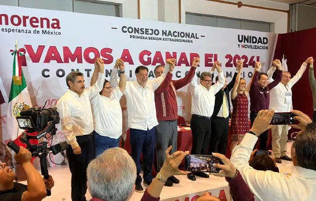 Morena pacta 5 encuestas; veta cargada y fuego amigo