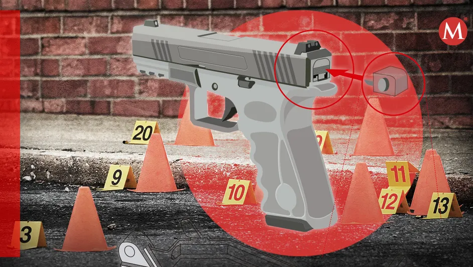 Cártel de Sinaloa crea pieza que vuelve una pistola en metralleta