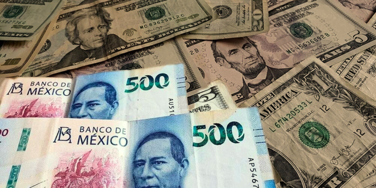 Peso se fortalece y ronda los $16.80 por billete verde