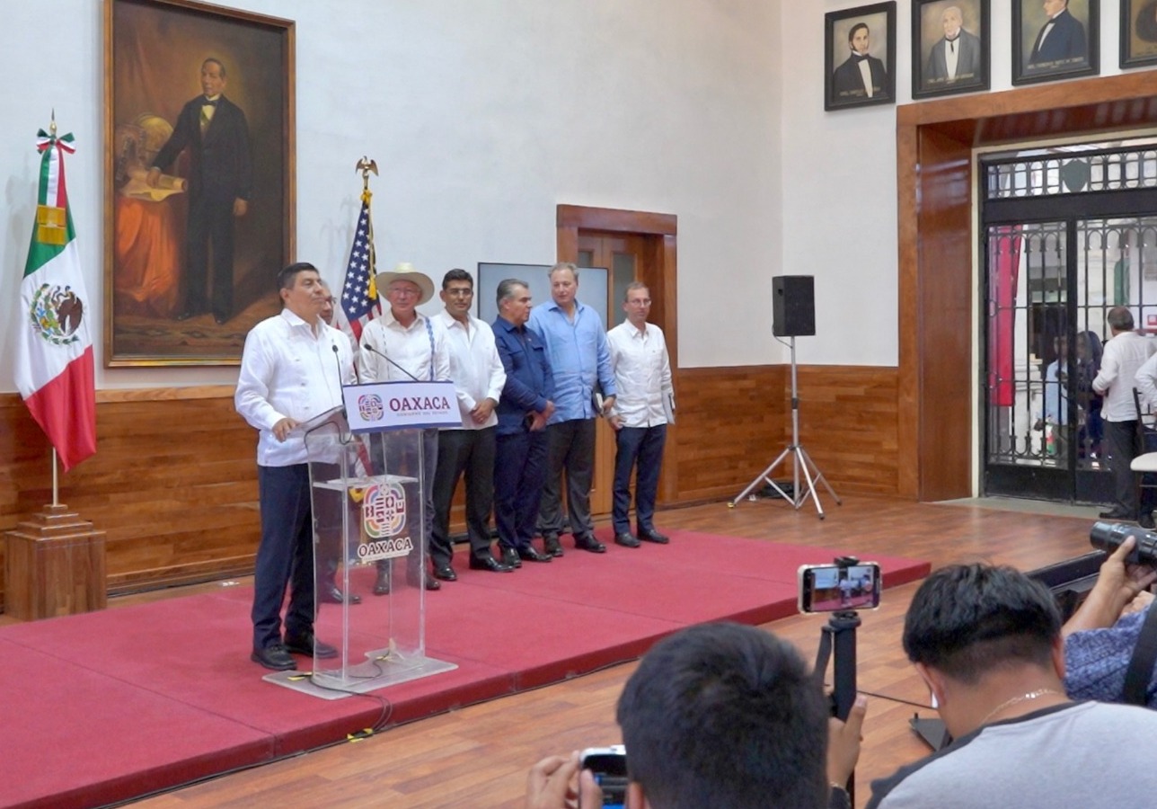 Embajador de Estados Unidos en México fungió como testigo de honor en la creación de “Iniciativa Oaxaca”