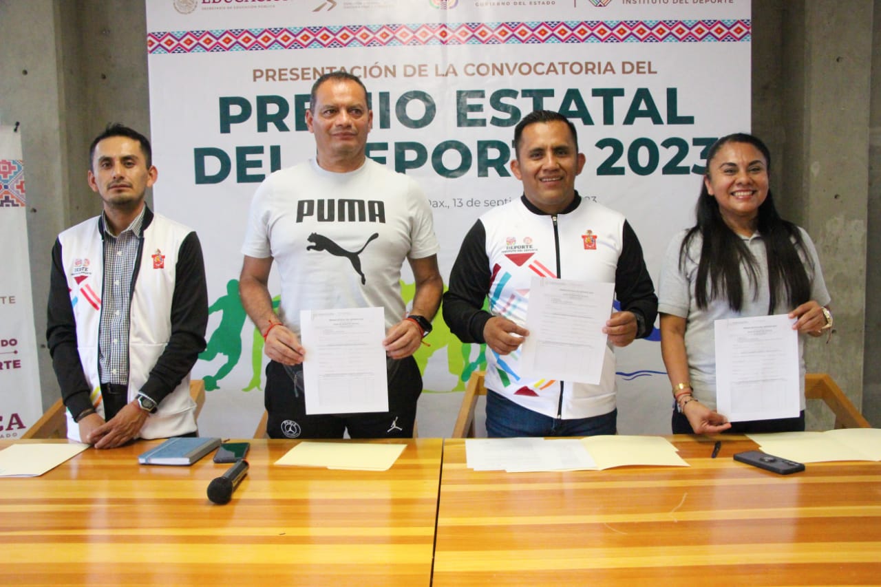 Gobierno del Estado DE OAXACA EMITE convocatoria del Premio Estatal del Deporte 2023.