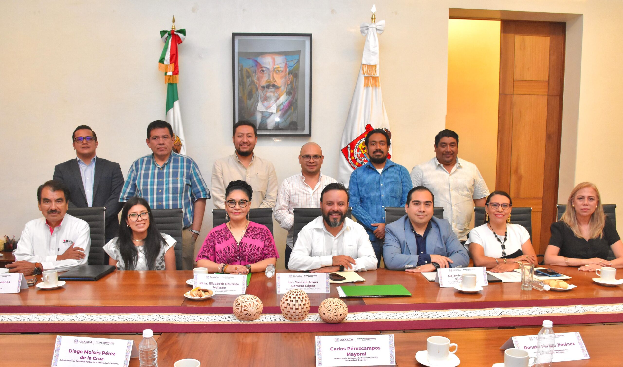 GOBIERNO DE OAXACA instala Mesa Operativa de Seguimiento Electoral correspondiente al Proceso Electoral 2023-2024.