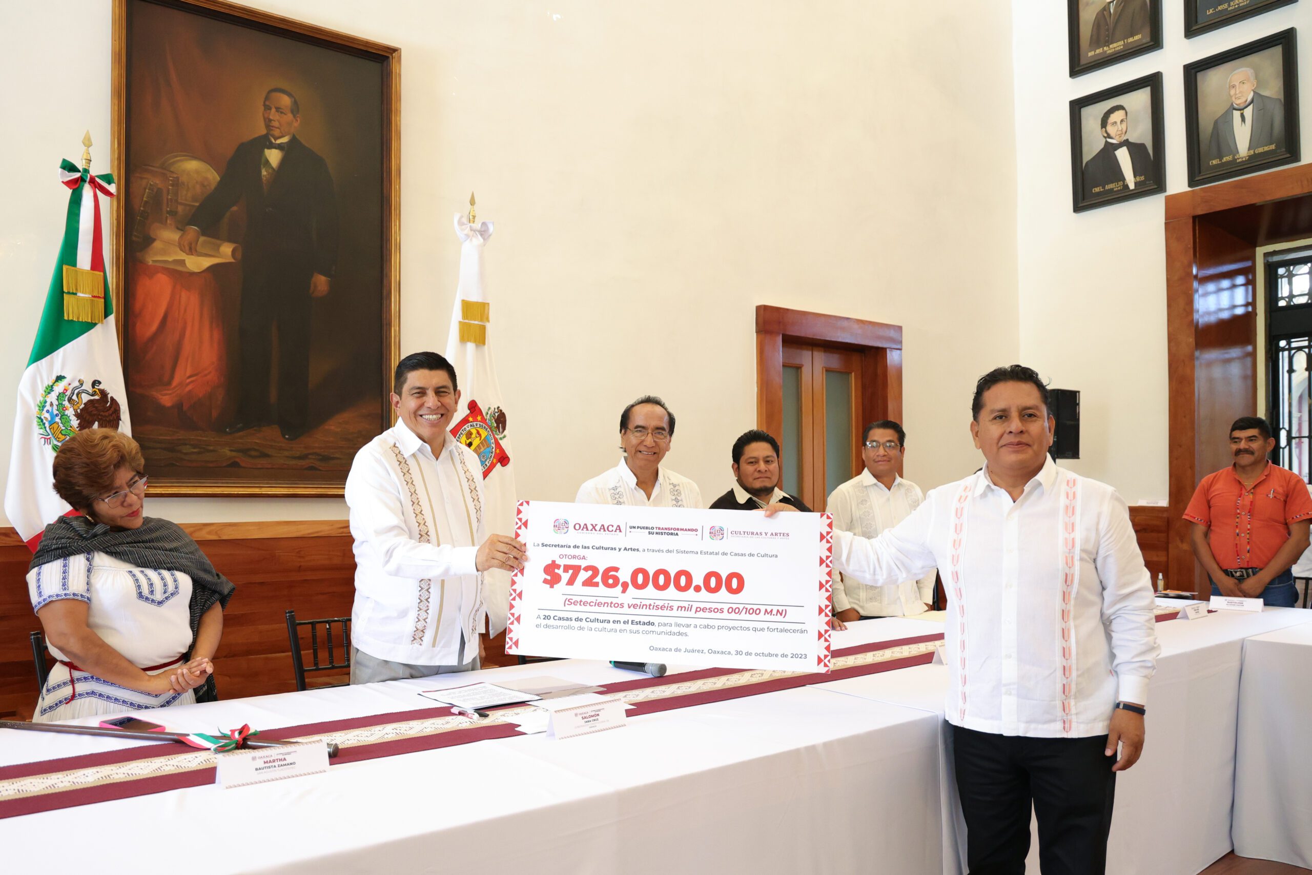 Con apoyos a la cultura se consolida el estado de bienestar para los pueblos: Salomón Jara