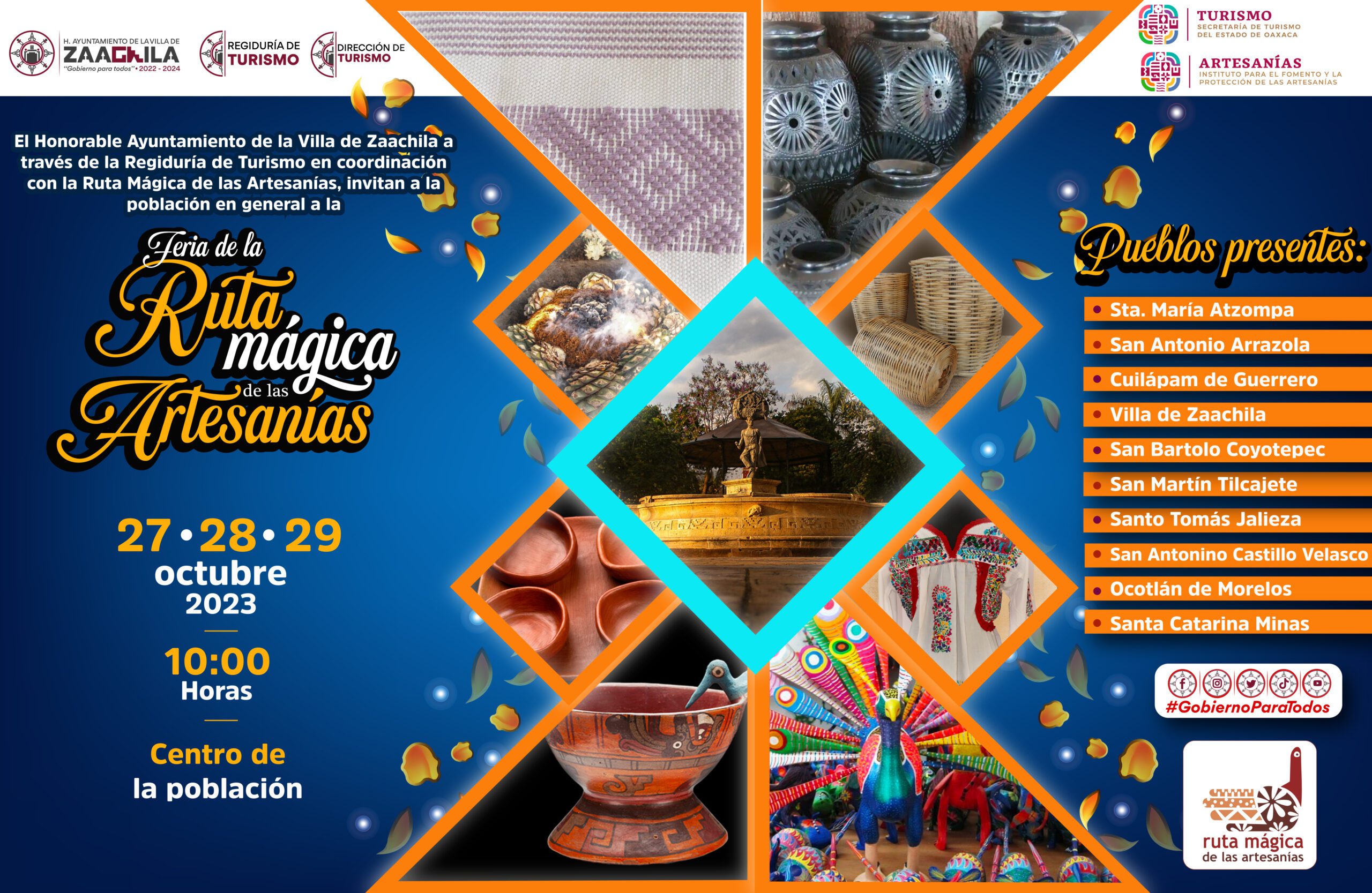 Realizará Zaachila la Feria de la Ruta Mágica de las Artesanías.