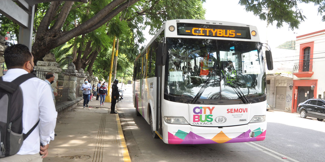 En un plazo de 15 a 20 días será puesto en marcha el Citybus en la capital oaxaqueña