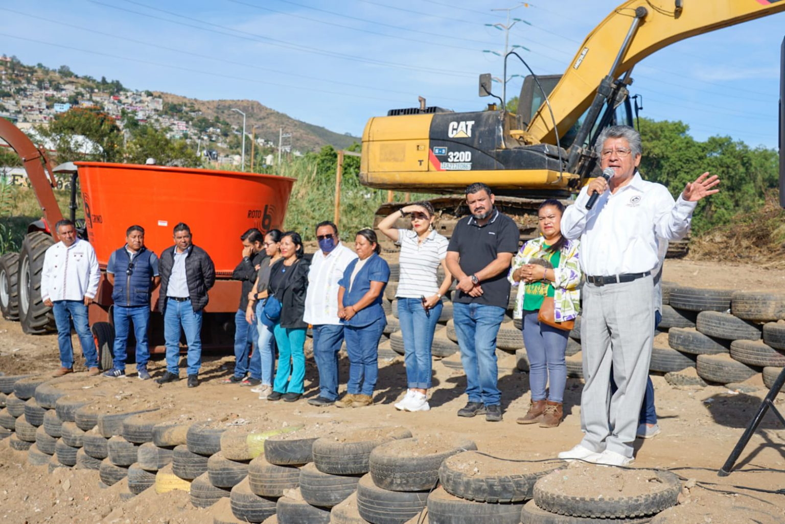 Municipio de Oaxaca inicia con la trituración a gran escala de residuos orgánicos.