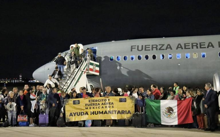 Sedena inicia segunda misión de ayuda humanitaria para traer a mexicanos de Israel.
