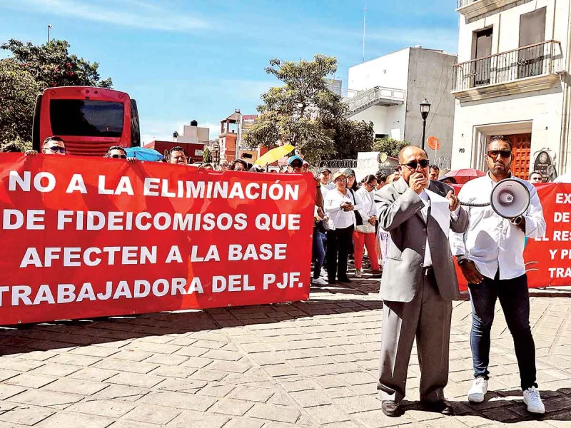 Paro Nacional del Poder Judicial por eliminación de fideicomisos.