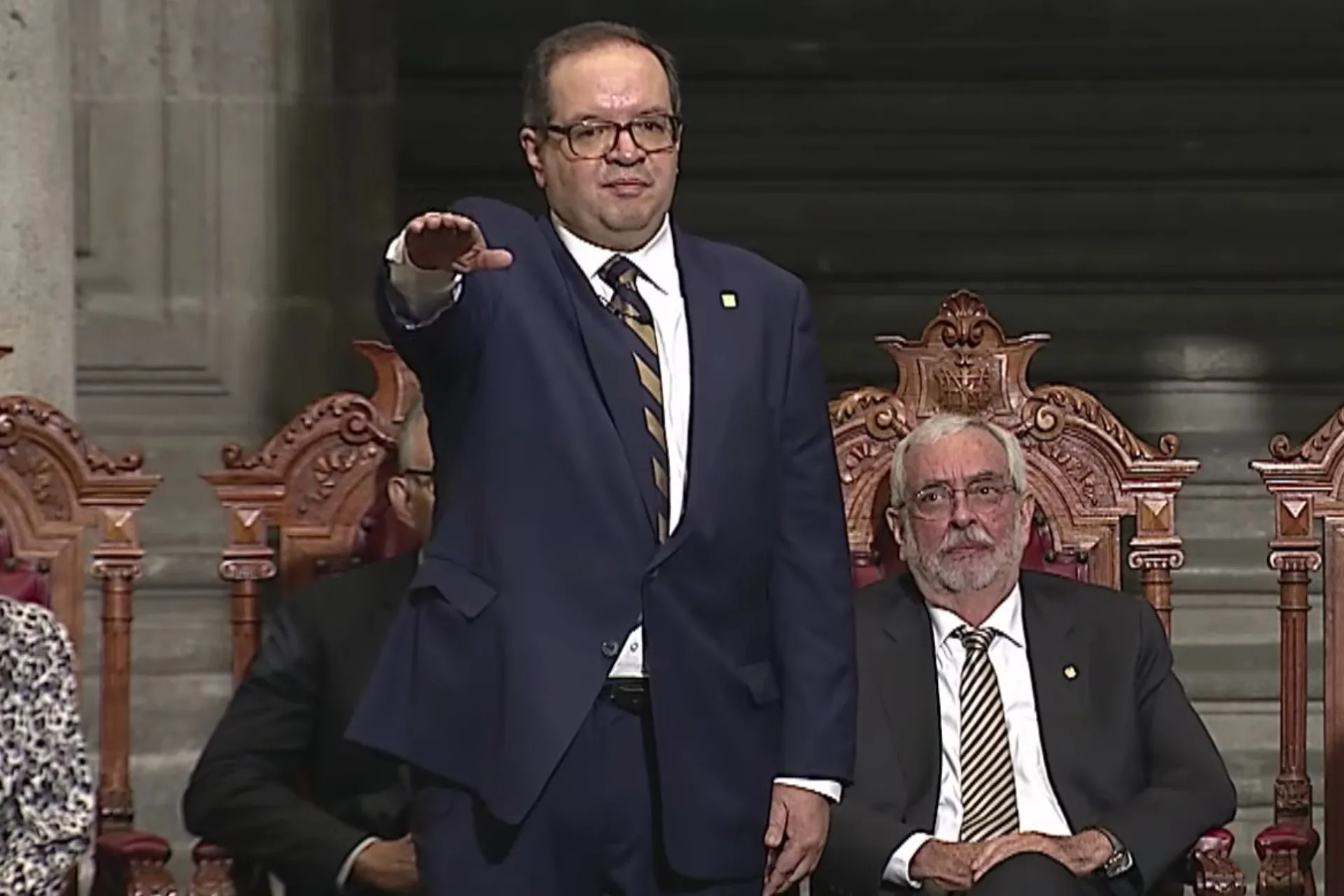 Leonardo Lomelí rinde protesta como nuevo rector de la UNAM