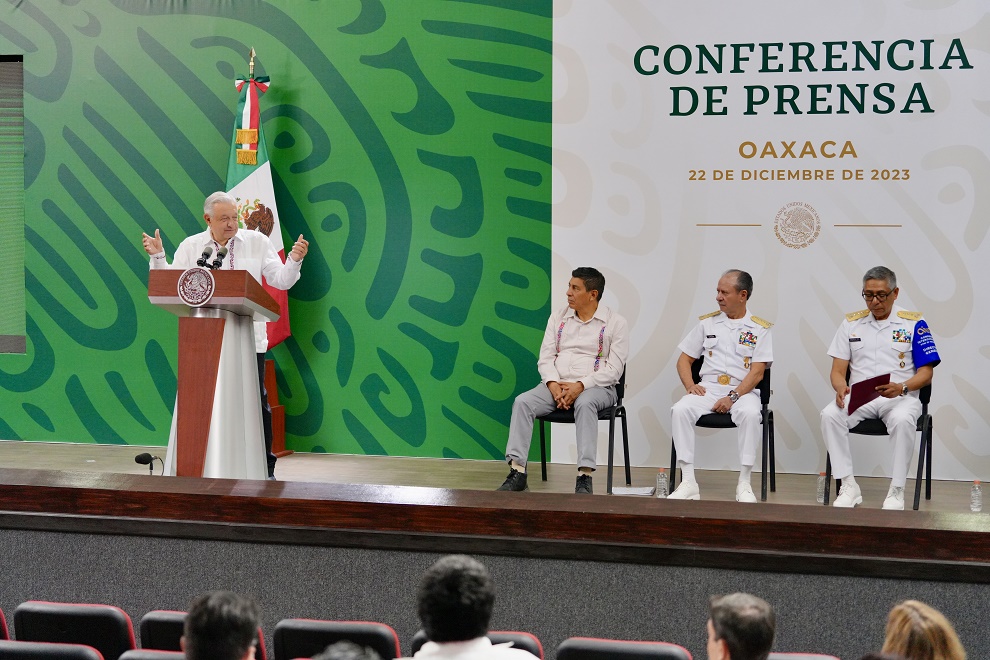 Celebra Presidente López Obrador despunte económico de Oaxaca