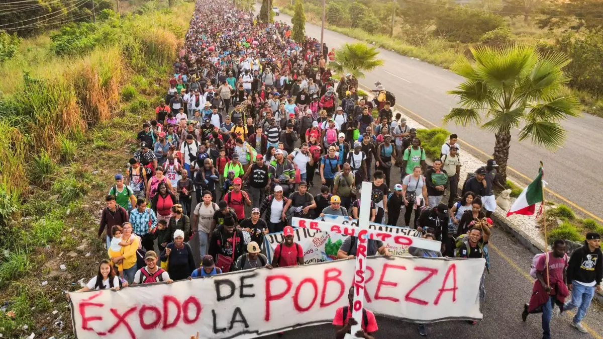 Caravana migrante en Oaxaca buscará quedarse en México ante elecciones de EU: activista