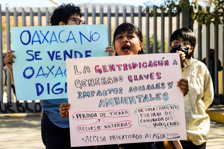 Gentrificación en Oaxaca: Protestantes rechazan etiquetas de racismo invertido