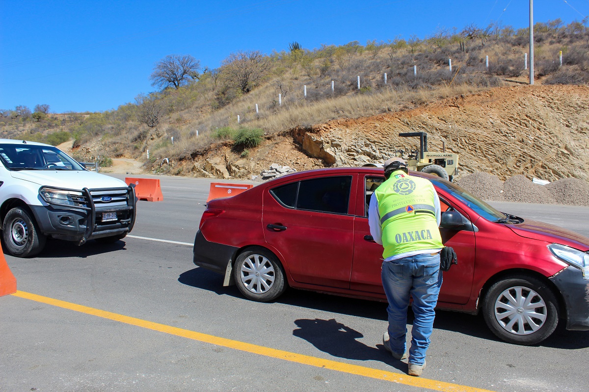 Suma Protección Civil acciones en operativo Autopista Segura Oaxaca-Puerto Escondido