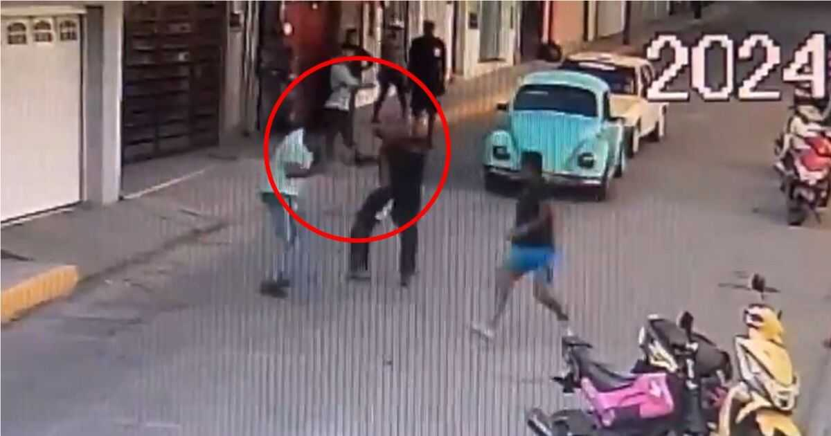En pelea callejera, le cortan la mano a elemento de la Guardia Nacional en Oaxaca