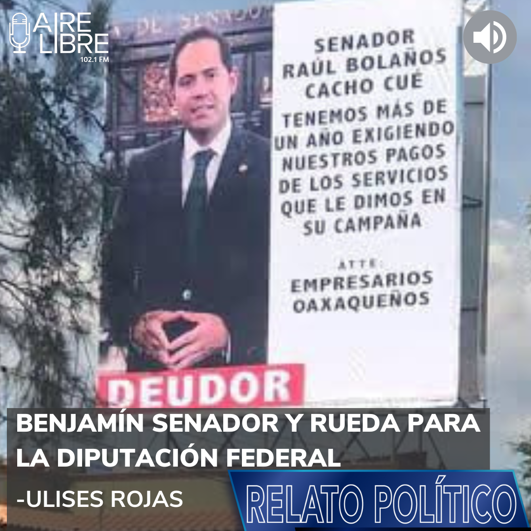 Benjamín Senador y Rueda para la Diputación Federal