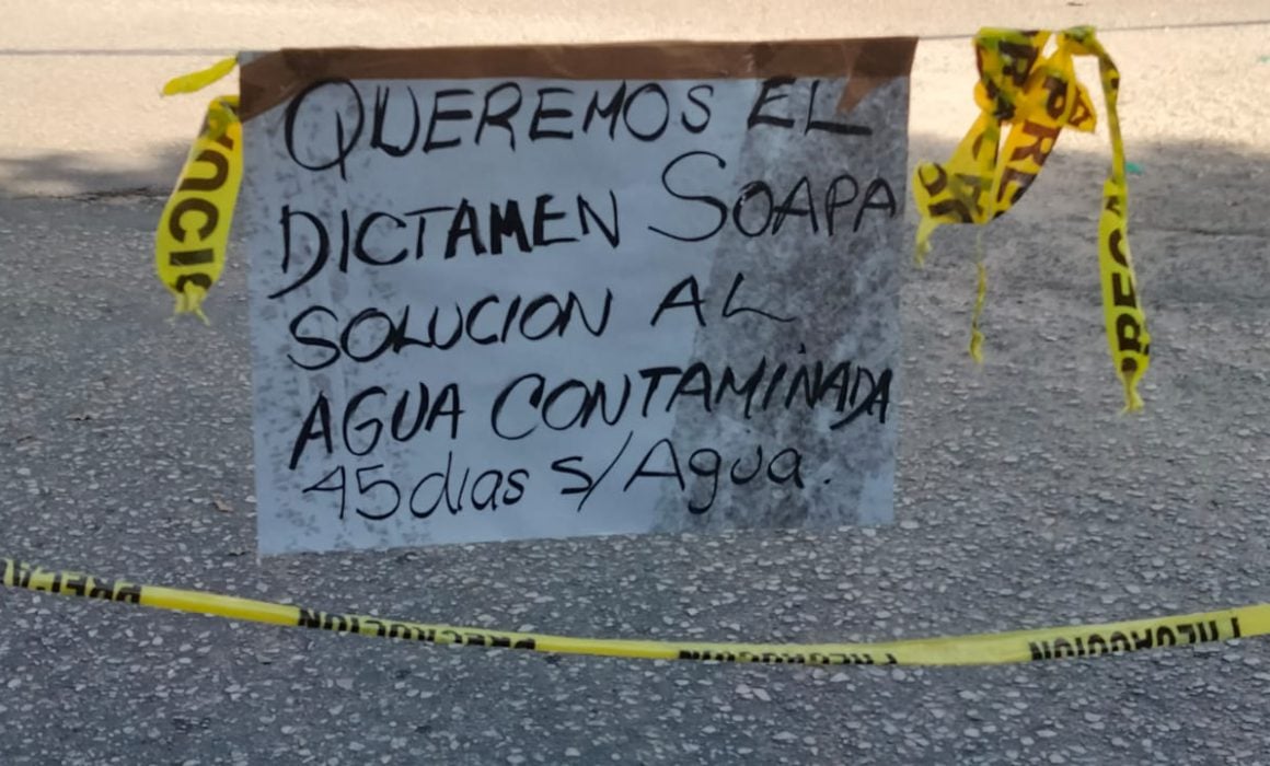 Vecinos del infonavit 1 de mayo exigen solución urgente al problema de agua
