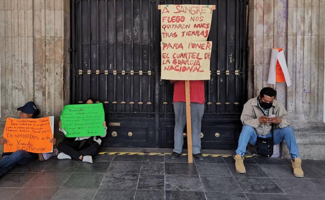 Habitantes desplazados de Xoxo exigen retorno a sus hogares