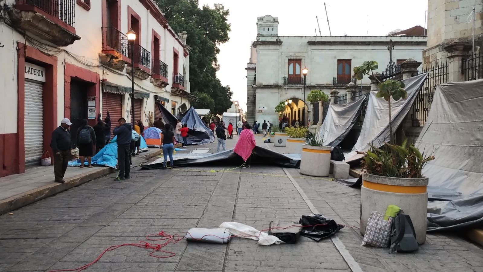 Cierran 7 Hoteles del Centro Histórico de Oaxaca por Plantón Magisterial