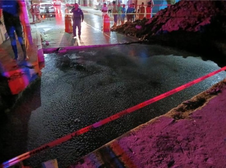 Accidente Vehicular Deja a Colonias del Norte de la capital sin Agua