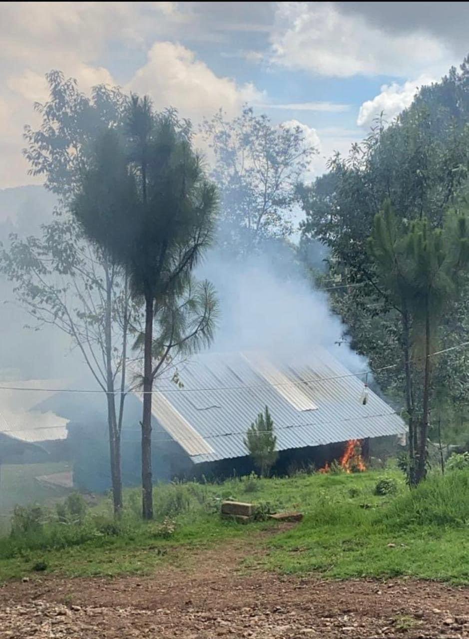 Vuelven a Quemar Casas y Bosque de San Miguel El Grande, Oaxaca