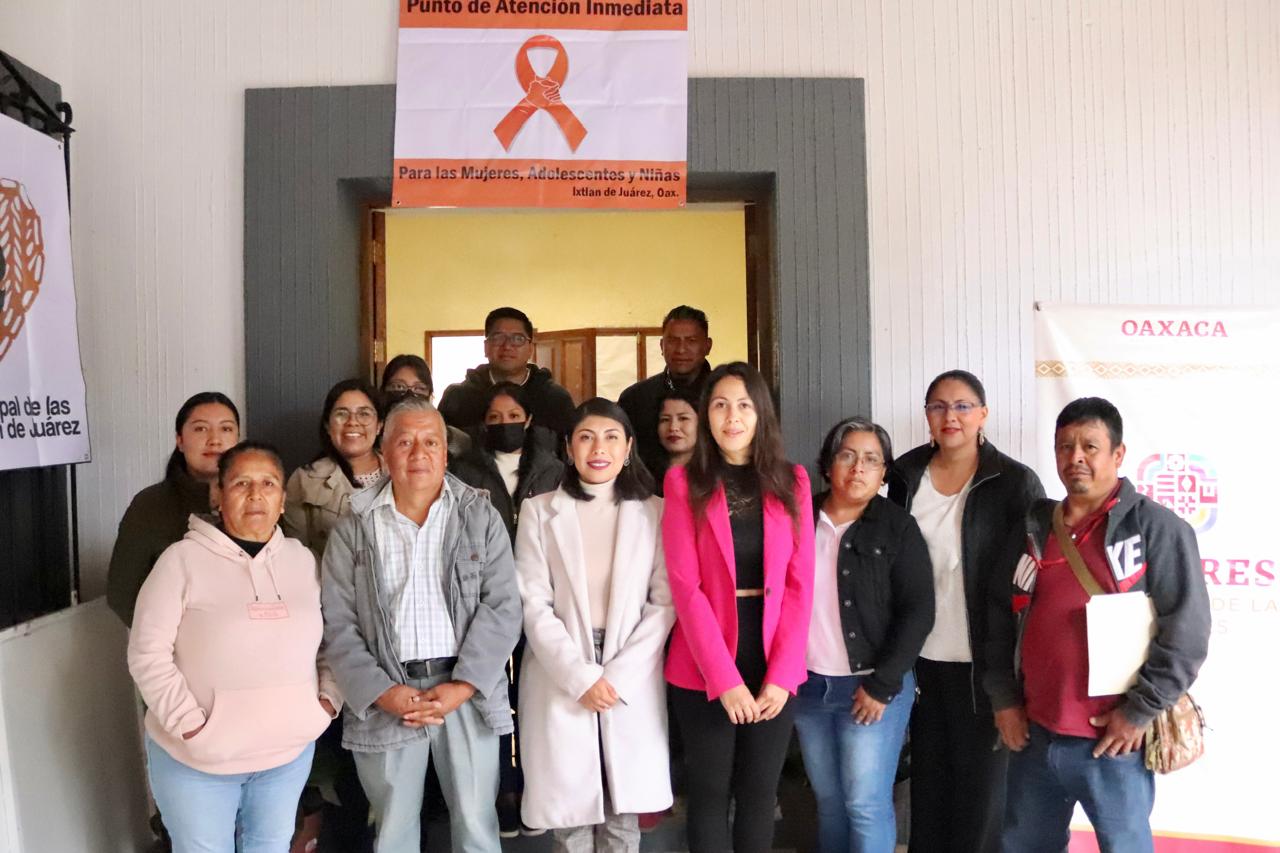 Ixtlán de Juárez Inaugura Punto de Atención a Mujeres en Situación de Violencia