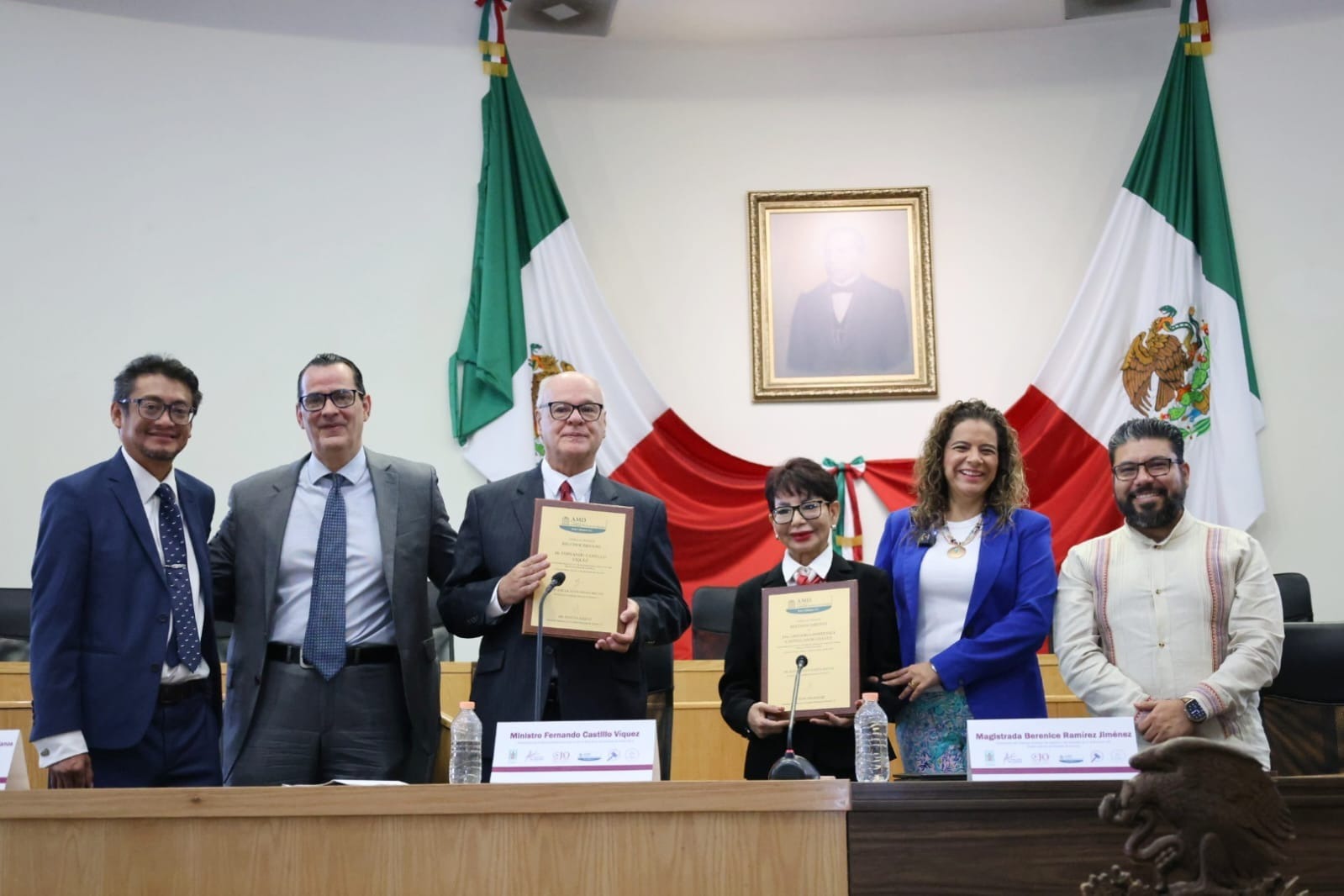 Reconocen al Poder Judicial de Oaxaca y a la Academia Mexicana de Derecho por la Trayectoria de Destacados Juristas