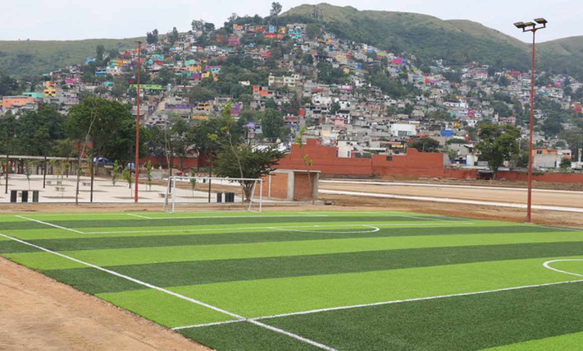Inauguración del Parque Primavera Oaxaqueña; nuevo espacio para actividad física y convivencia