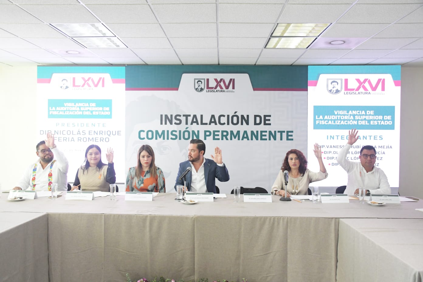 Afirman congresistas su compromiso de cero tolerancia a la corrupción en Oaxaca