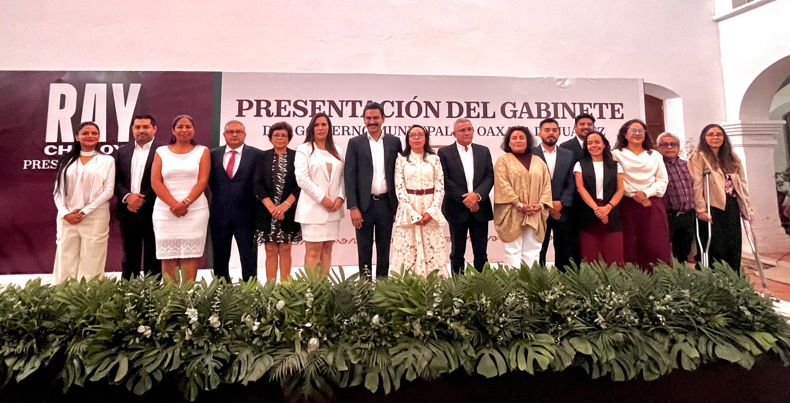 Raymundo Chagoya presenta un gabinete paritario, renovado y comprometido con la transformación de Oaxaca de Juárez