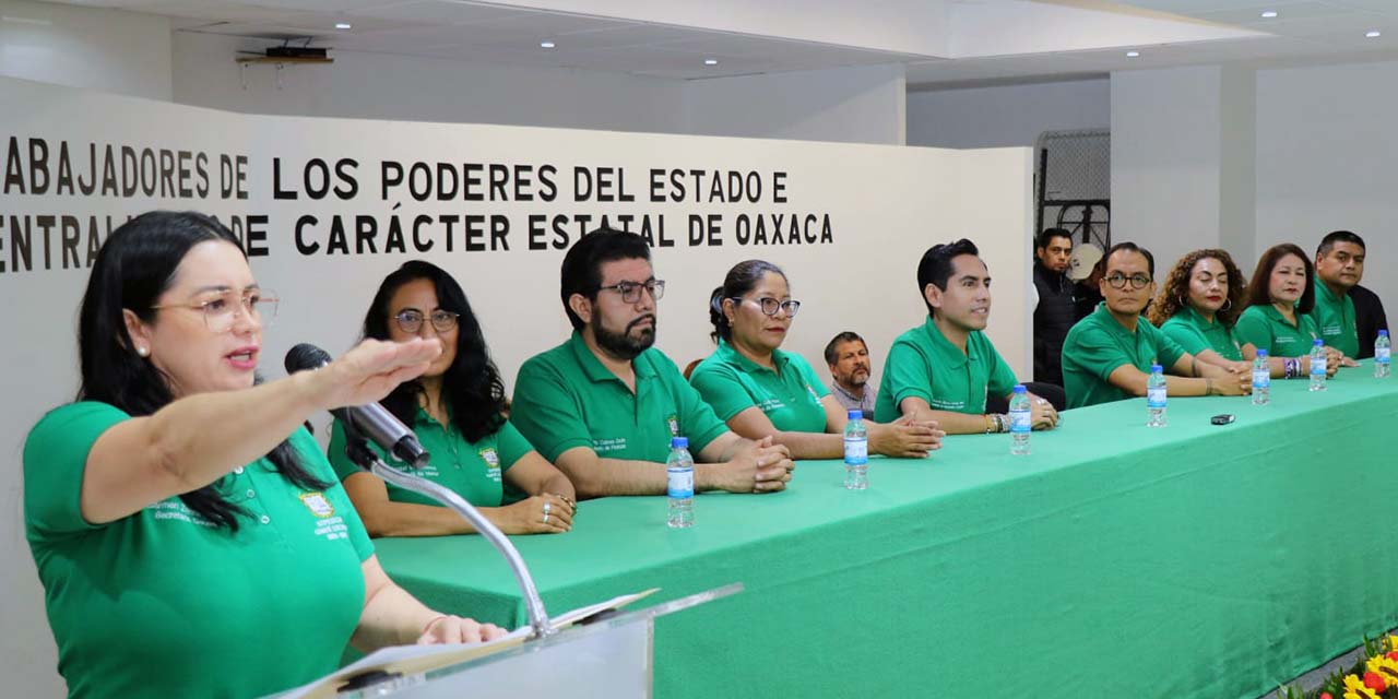 Carmen Zárate Rojas asume la dirigencia del STPEIDCEO con llamado a la unidad y autonomía sindical