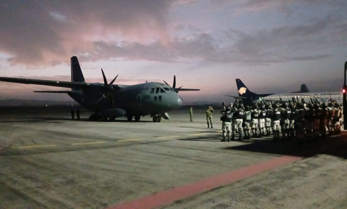 Refuerzan seguridad en la frontera norte de México con 10,000 efectivos de la Guardia Nacional y el Ejército