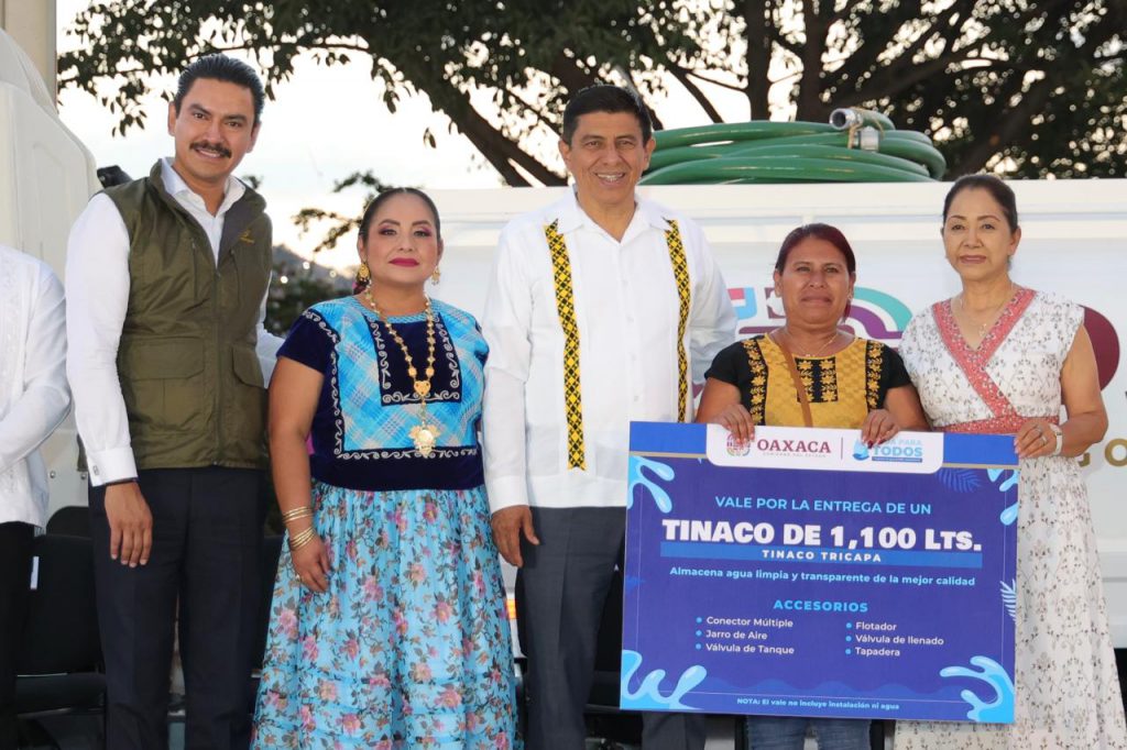 Inicia el programa “Agua para Todas y Todos 2025” en Oaxaca para garantizar el acceso al agua potable en colonias vulnerables