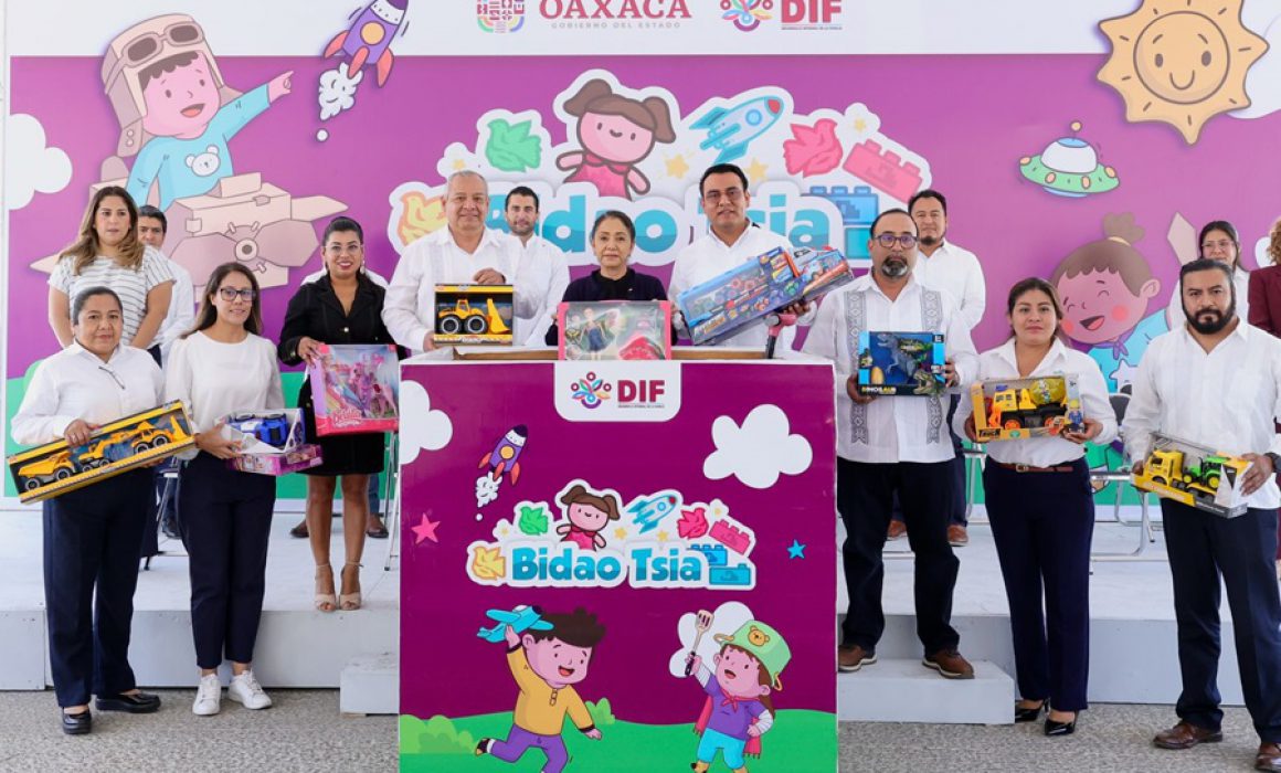 Arranca campaña “Bidao Tsia, un juguete, una ilusión” 2025 en Oaxaca