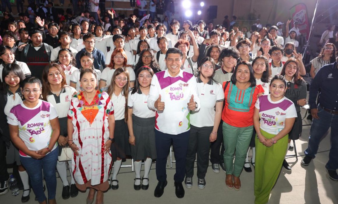 Cerca de 1,500 Adolescentes Participan en la Feria “Rompe el Tabú, Hazlo Seguro” en Oaxaca