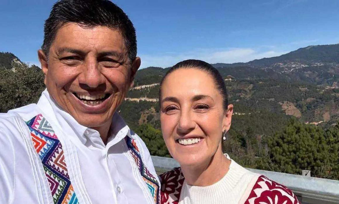 Claudia Sheinbaum conmemora el natalicio de Benito Juárez en Oaxaca y anuncia la inauguración de nuevo hospital