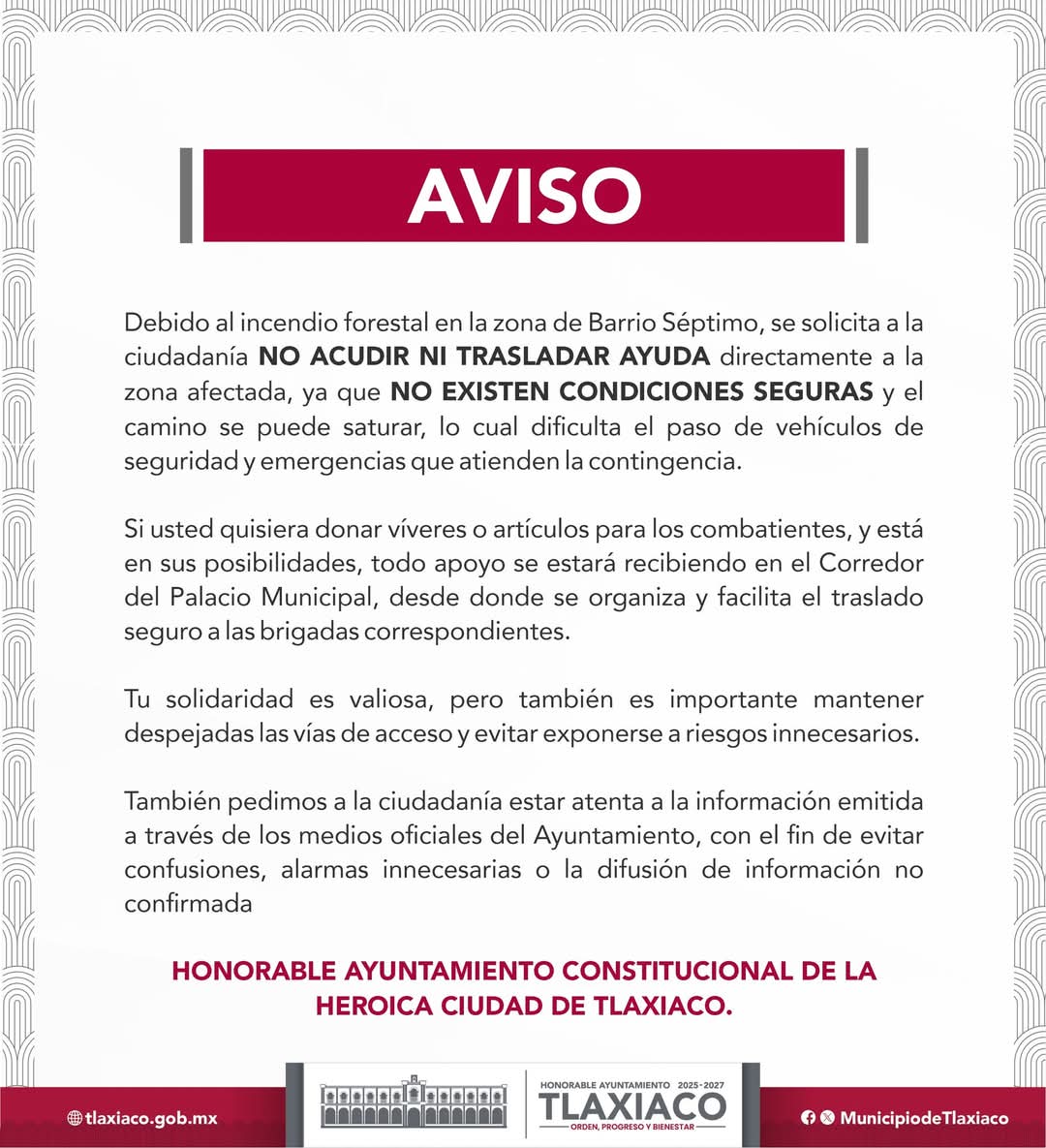 Atienden autoridades incendio forestal en Tlaxiaco, Oaxaca