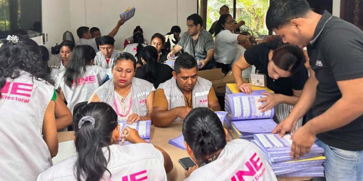 INE inicia distribución de boletas electorales rumbo a la jornada del 1 de junio