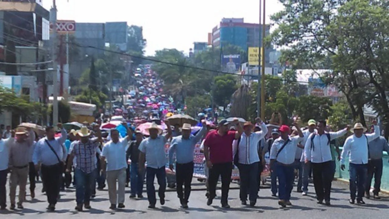 Maestros de la Sección 22 anuncian marcha en Oaxaca en apoyo al paro nacional de la CNTE