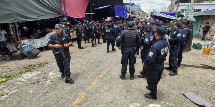 Enfrentamiento armado en la Central de Abasto de Oaxaca por disputa comercial