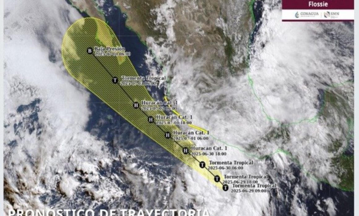 Tormenta tropical Flossie provoca lluvias intensas e inestabilidad en Oaxaca